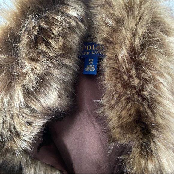 POLO Ralph Lauren Faux Fur Vest Size S - Picture 6 of 11